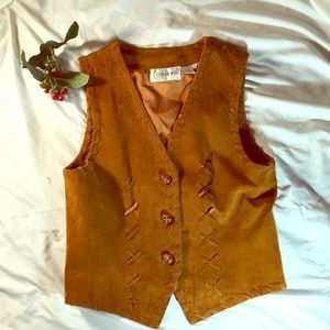 VNTG LEATHER VEST